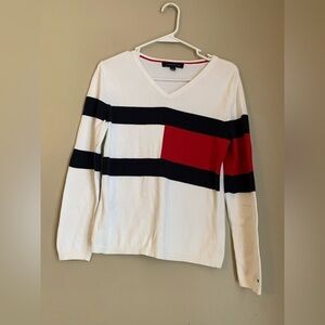 Tommy Hilfiger Light Weight sweater shirt classic flag 4th of july americana y2k